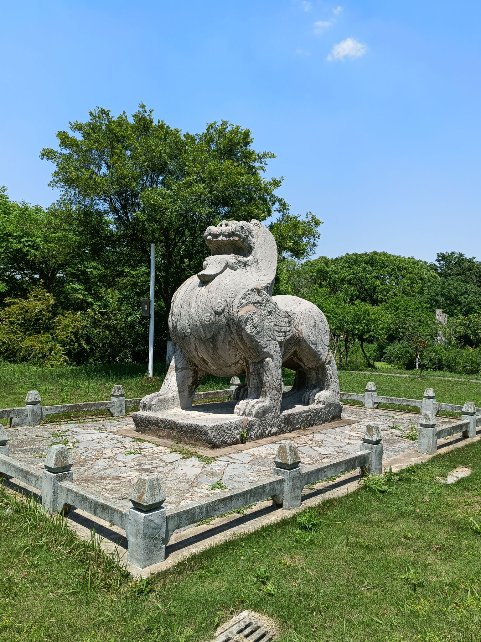 萧恢墓石刻旅行图片 2