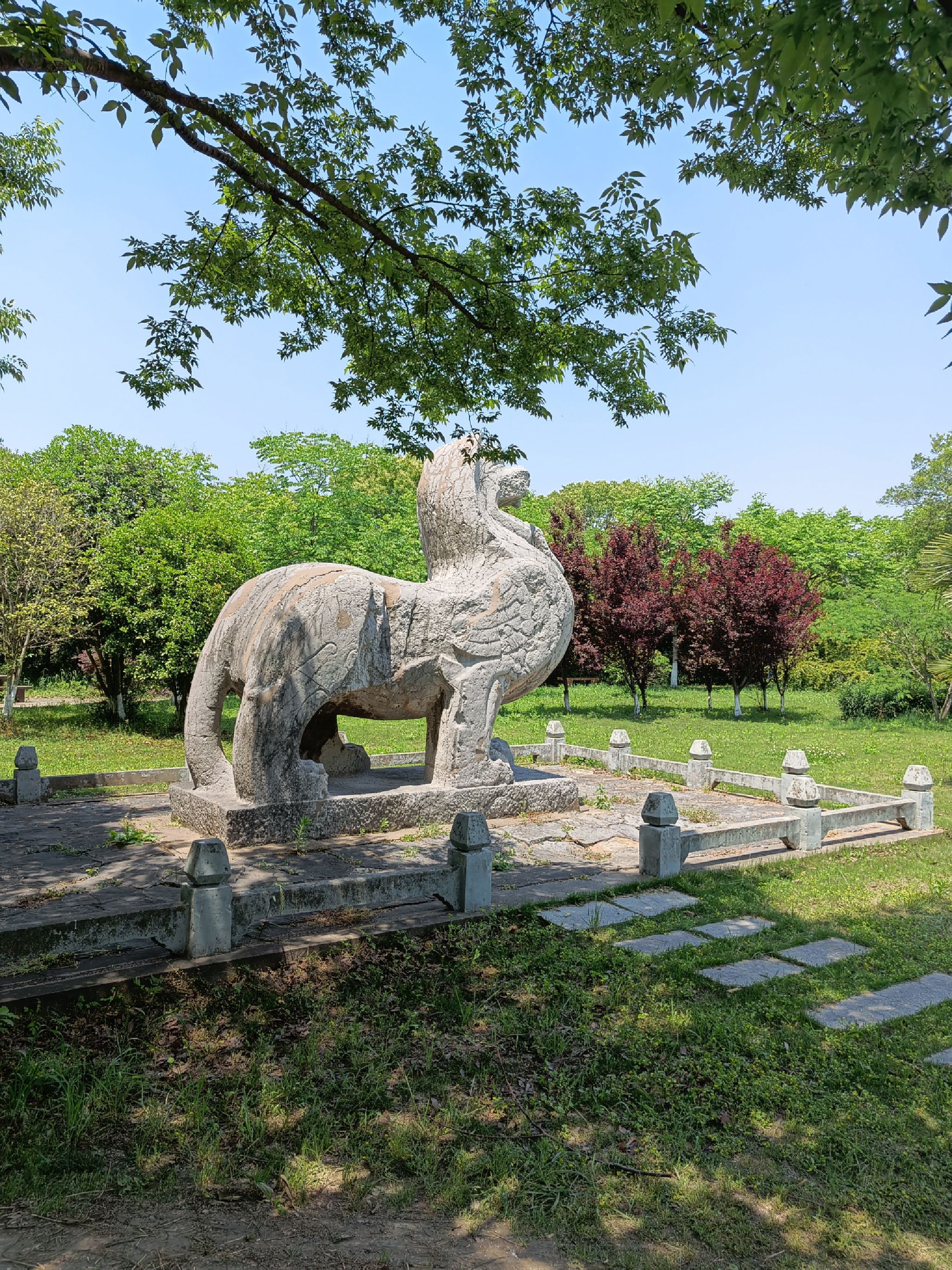 萧恢墓石刻旅行图片 1
