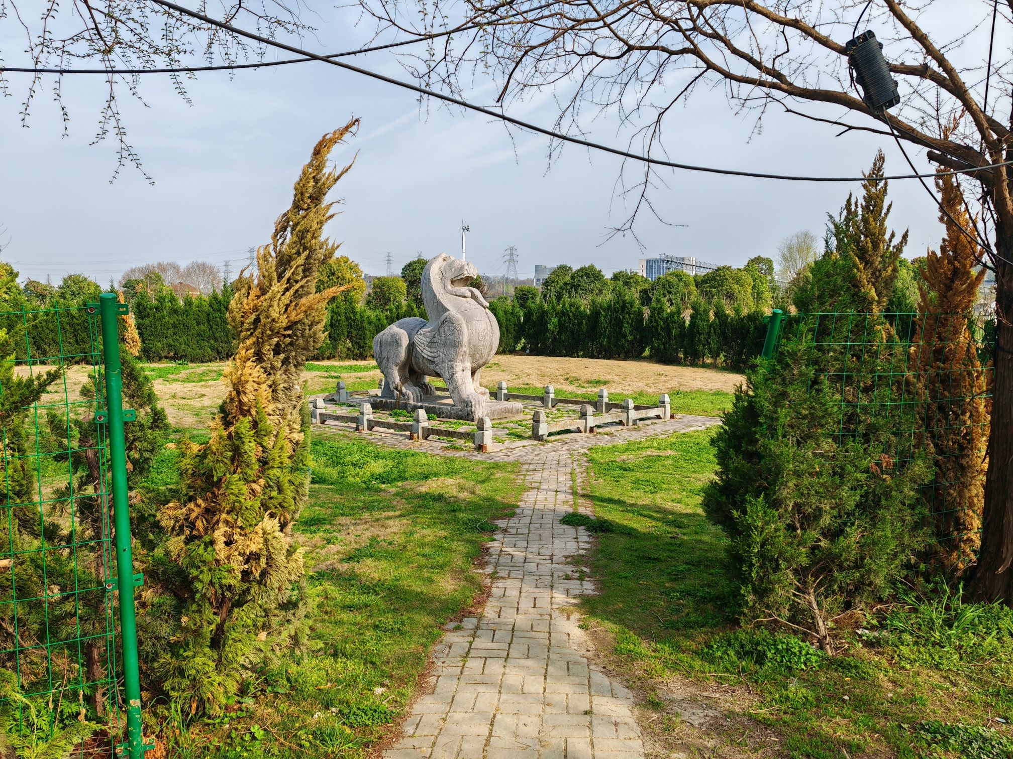 萧景墓神道石刻旅行图片 1