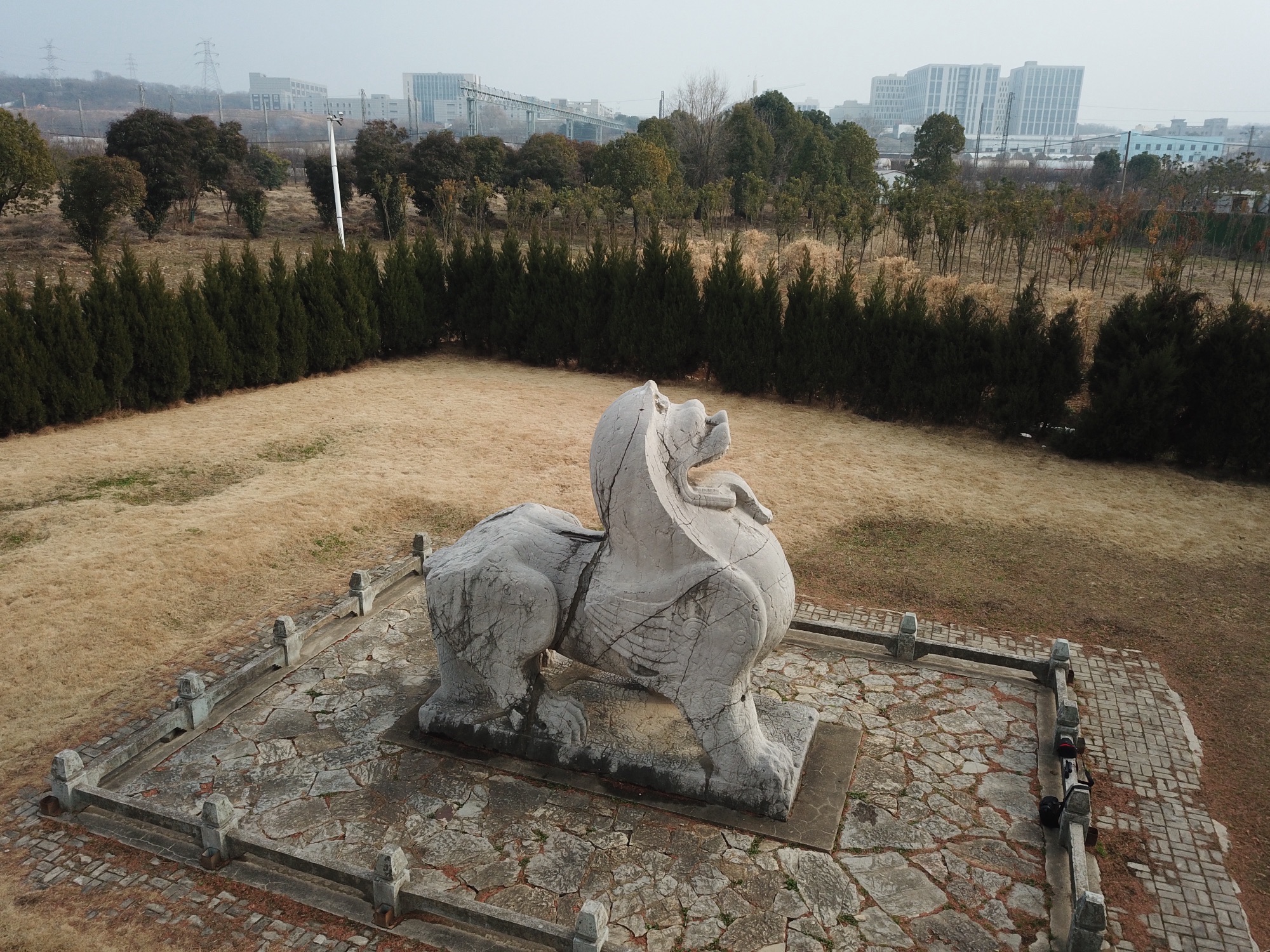 萧景墓神道石刻旅行图片 2