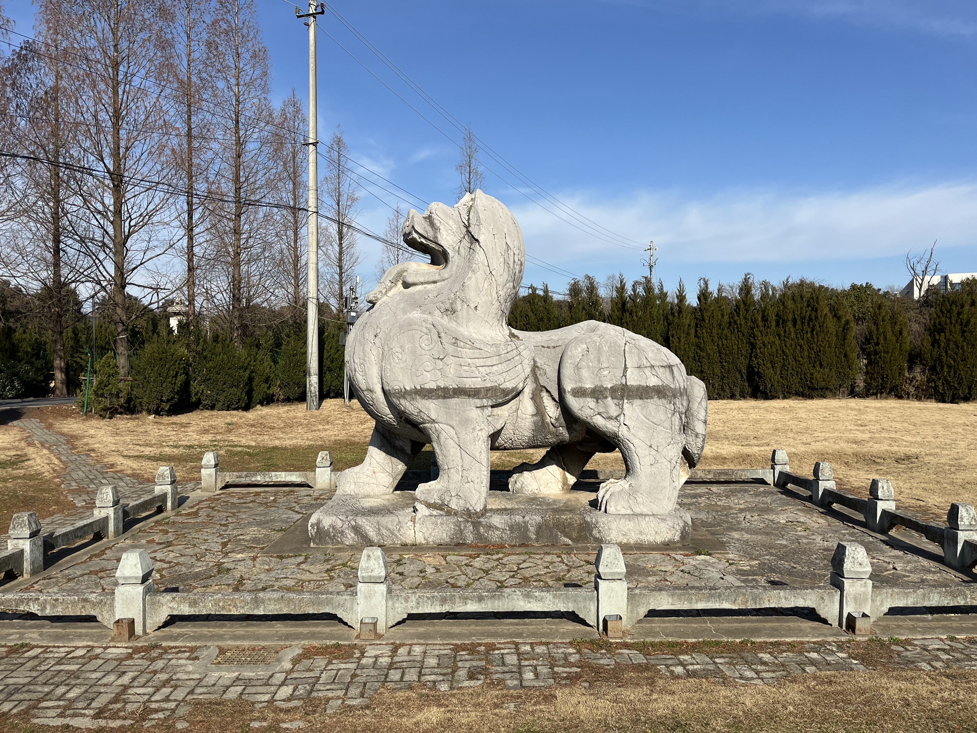 萧景墓神道石刻旅行图片 3