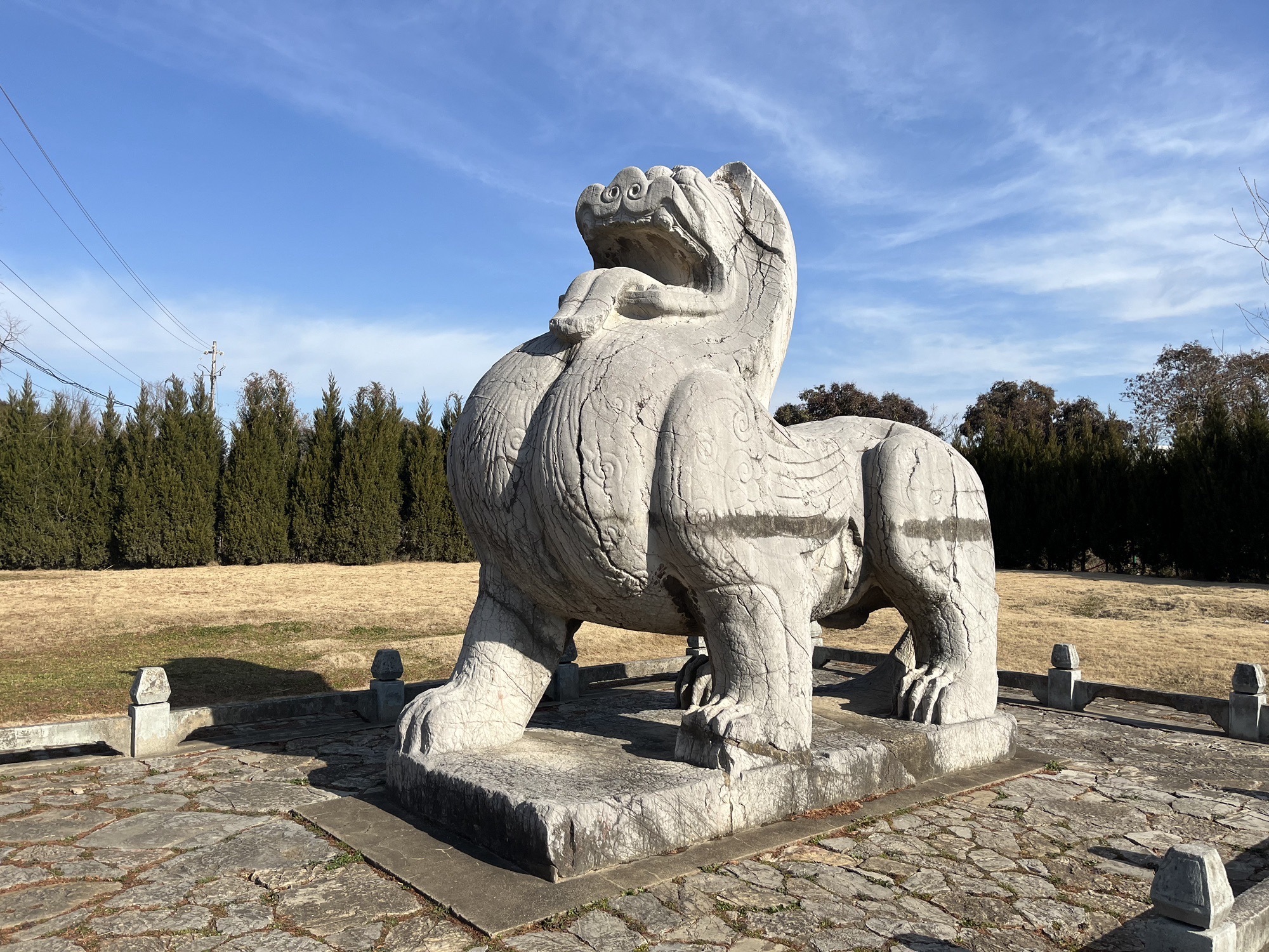萧景墓神道石刻旅行图片 2