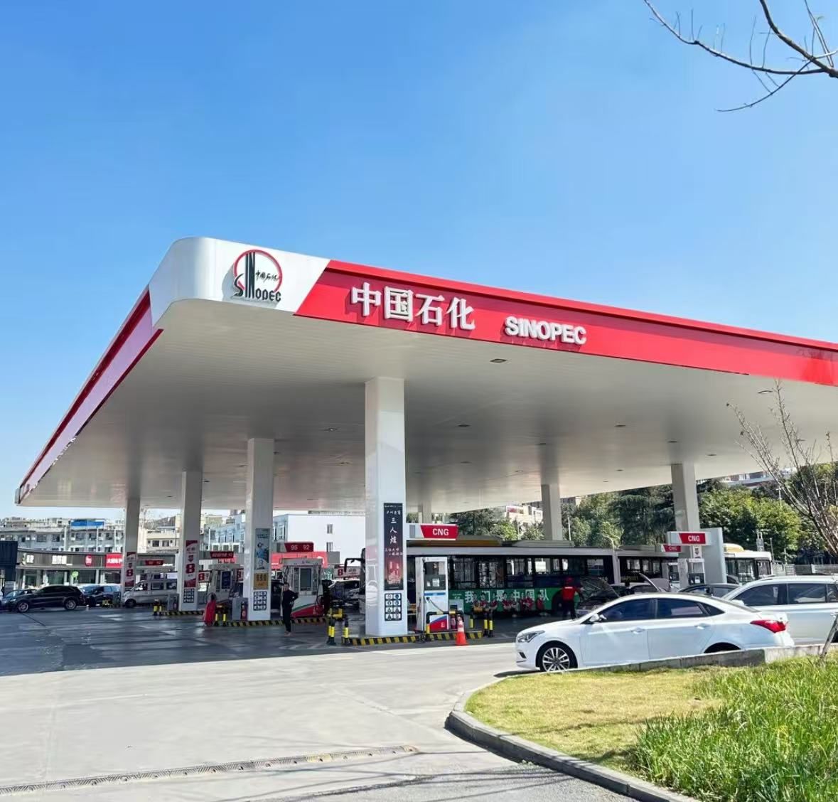 中国石化羊西南加油站