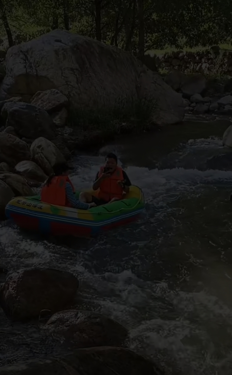 平山县驼河谷漂流旅行图片 2