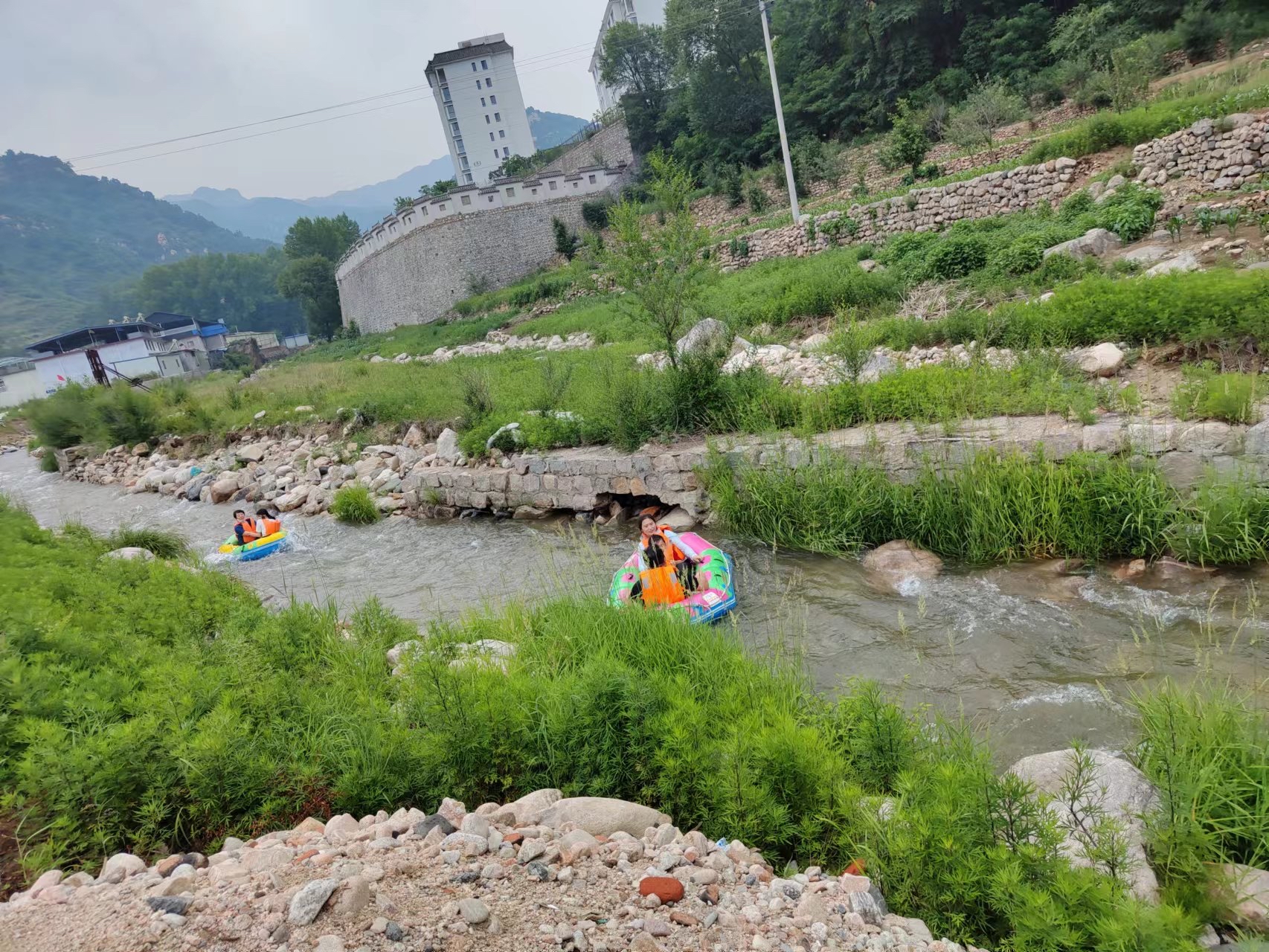 平山县驼河谷漂流旅行图片 2