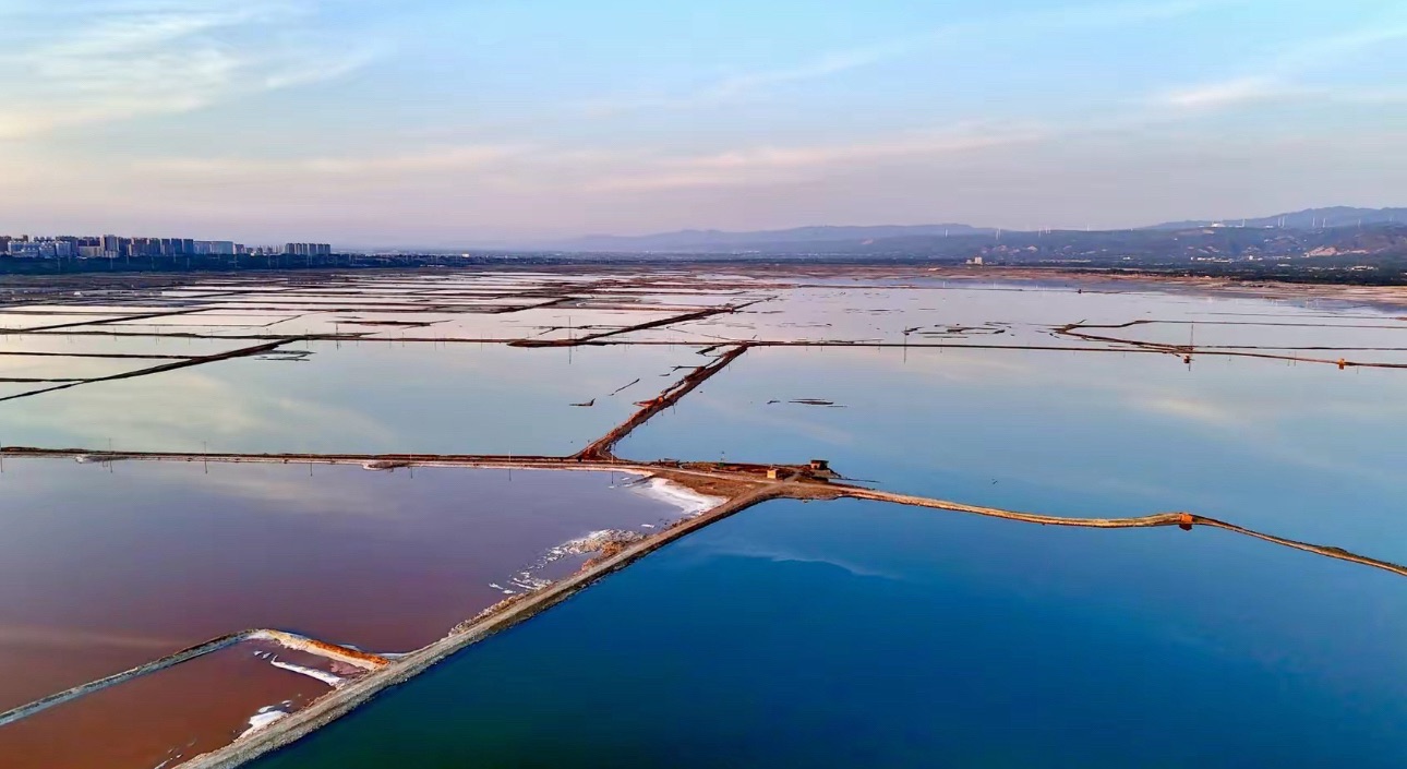 中国死海运城盐湖
