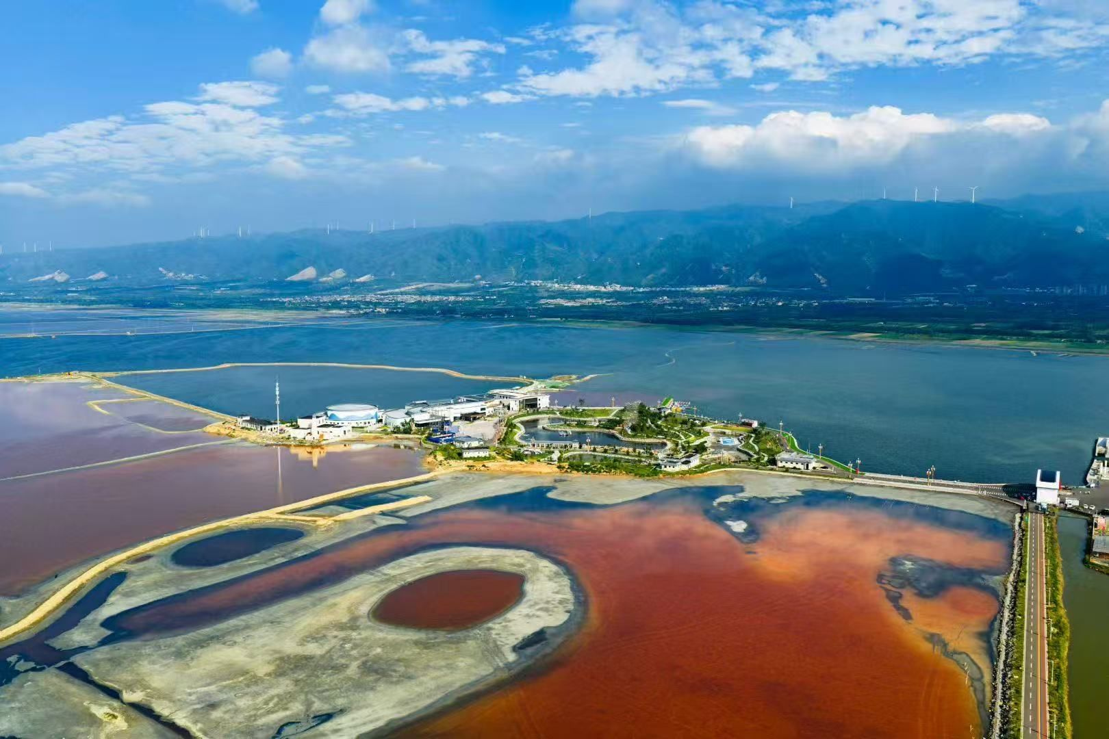 中国死海运城盐湖