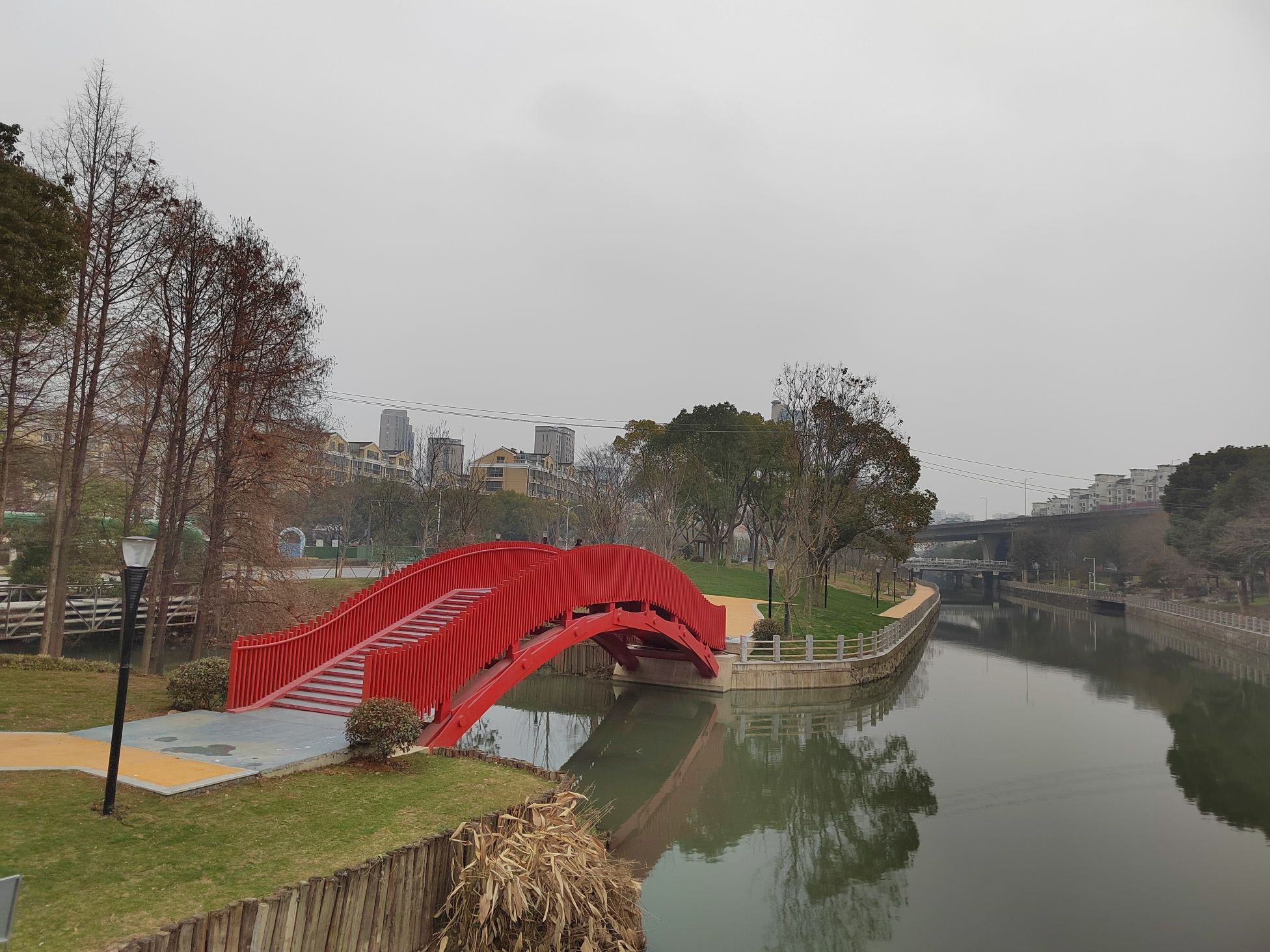 无锡新区伯渎港滨水小公园旅行图片 2