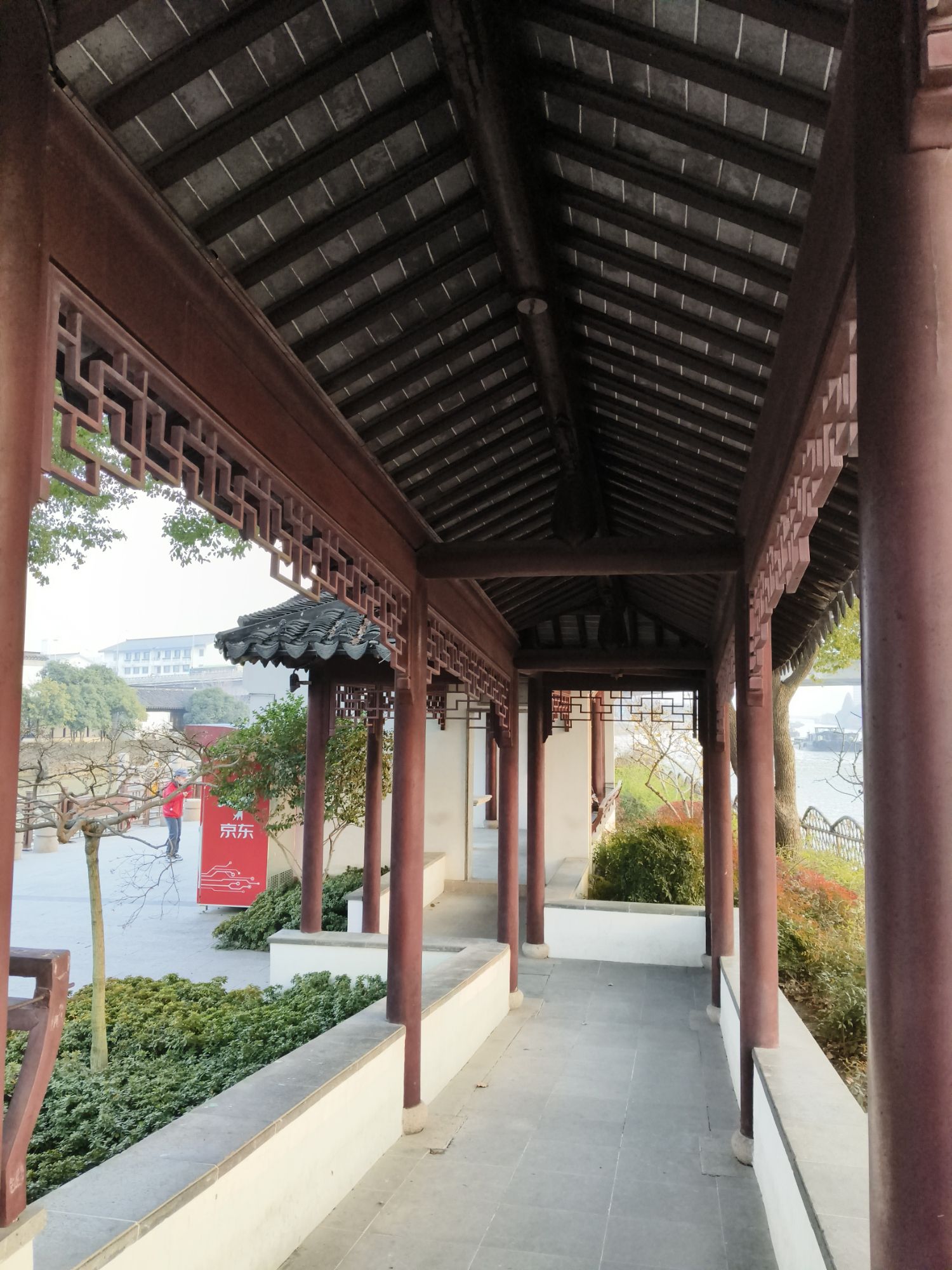苏州市枫桥风景名胜区-水驿长廊