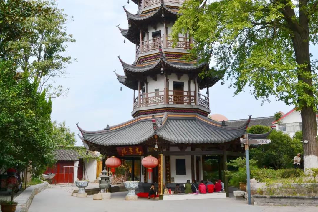南通濠河风景名胜区-南通天宁寺实景照片