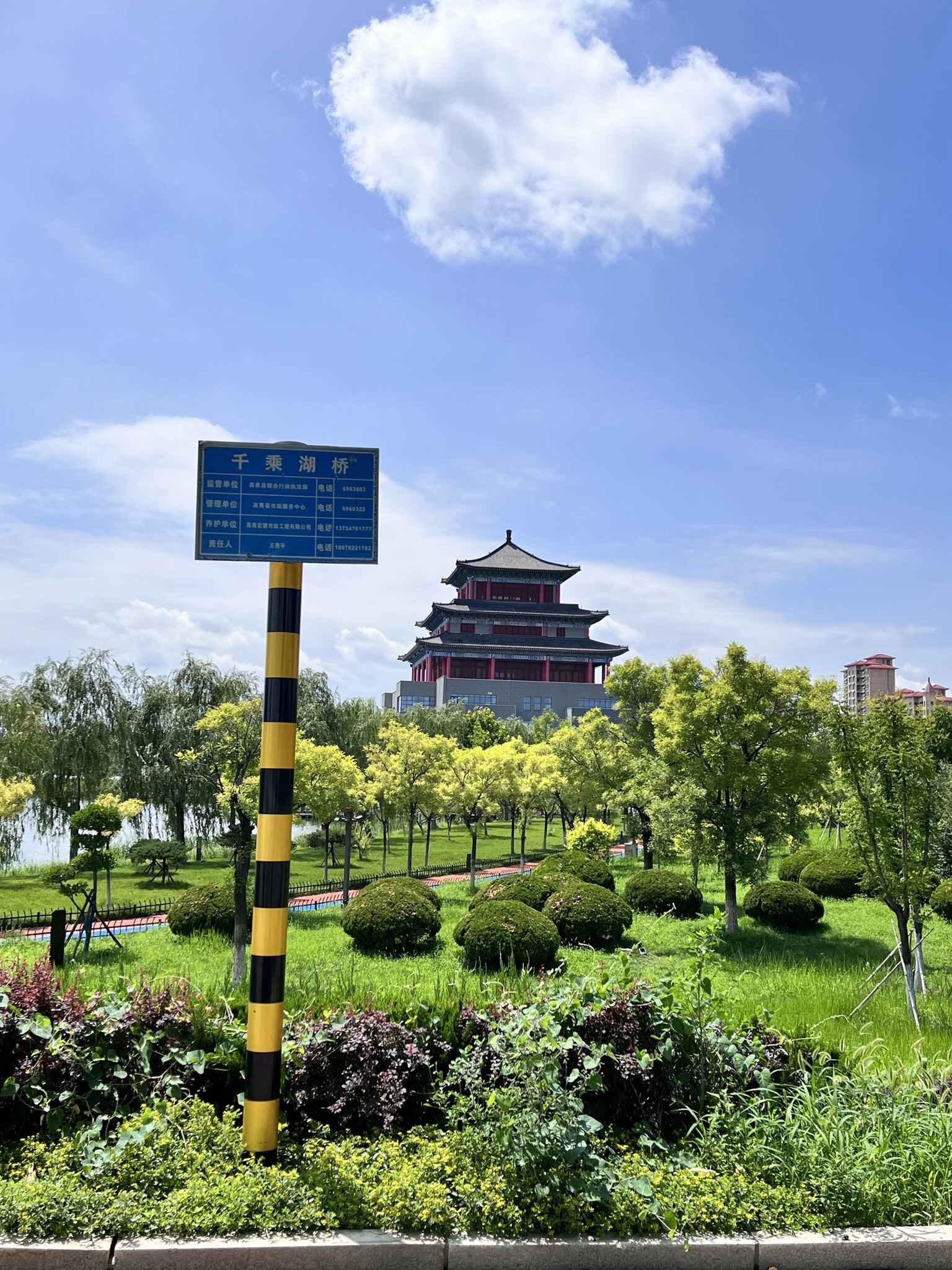 高青县千乘湖生态文化园旅行图片 1