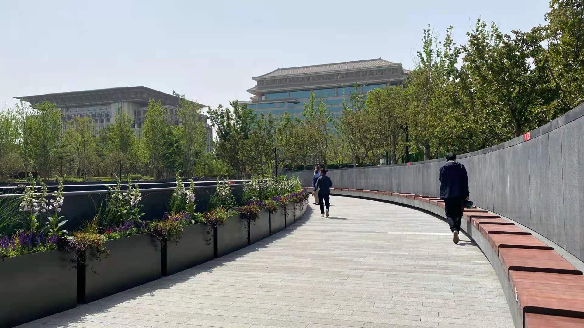 汶河广场旅行图片
