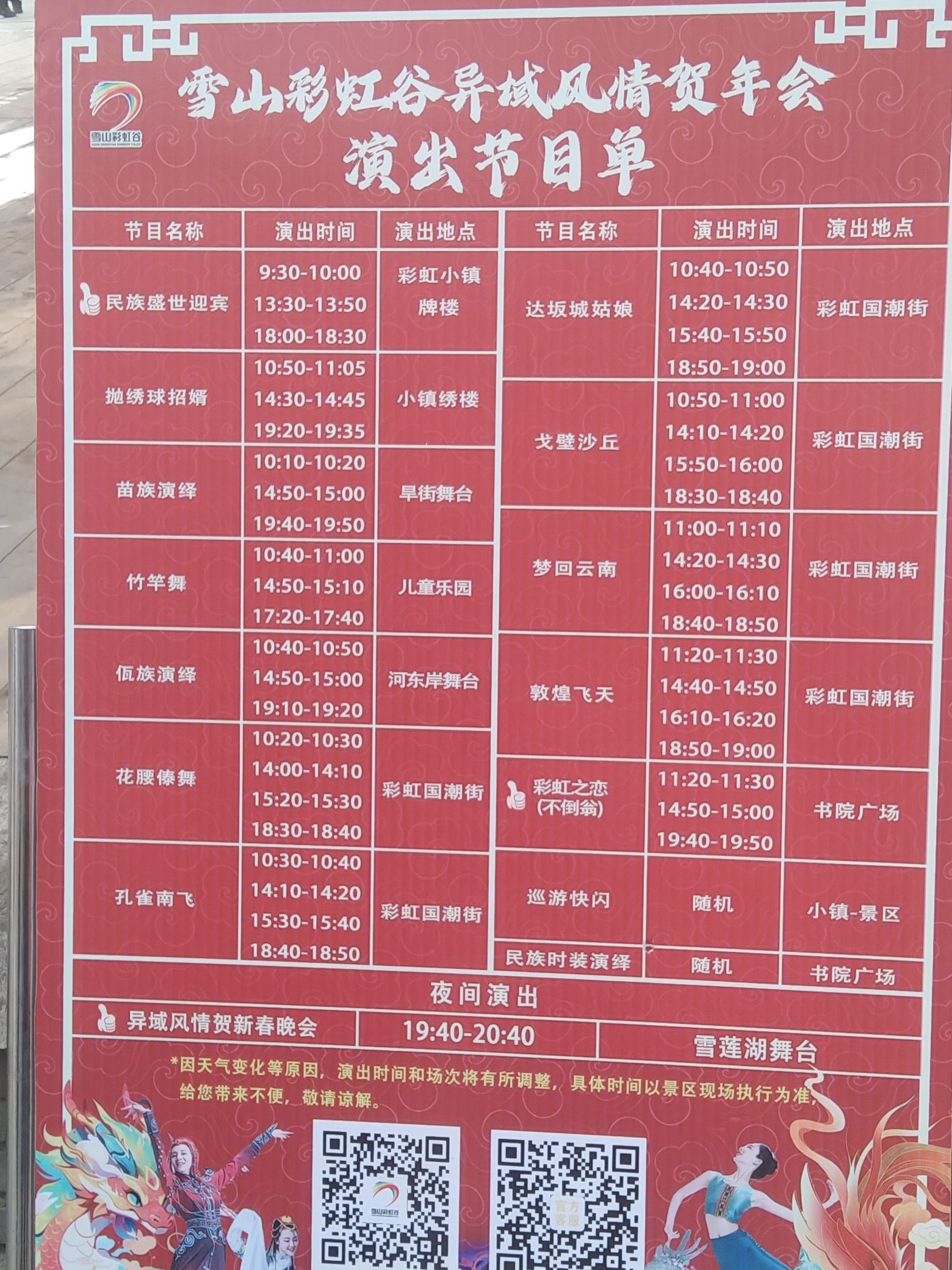 雪山彩虹谷旅行图片 1