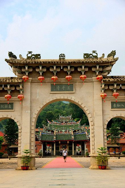 平和县三平风景区三平寺实景照片