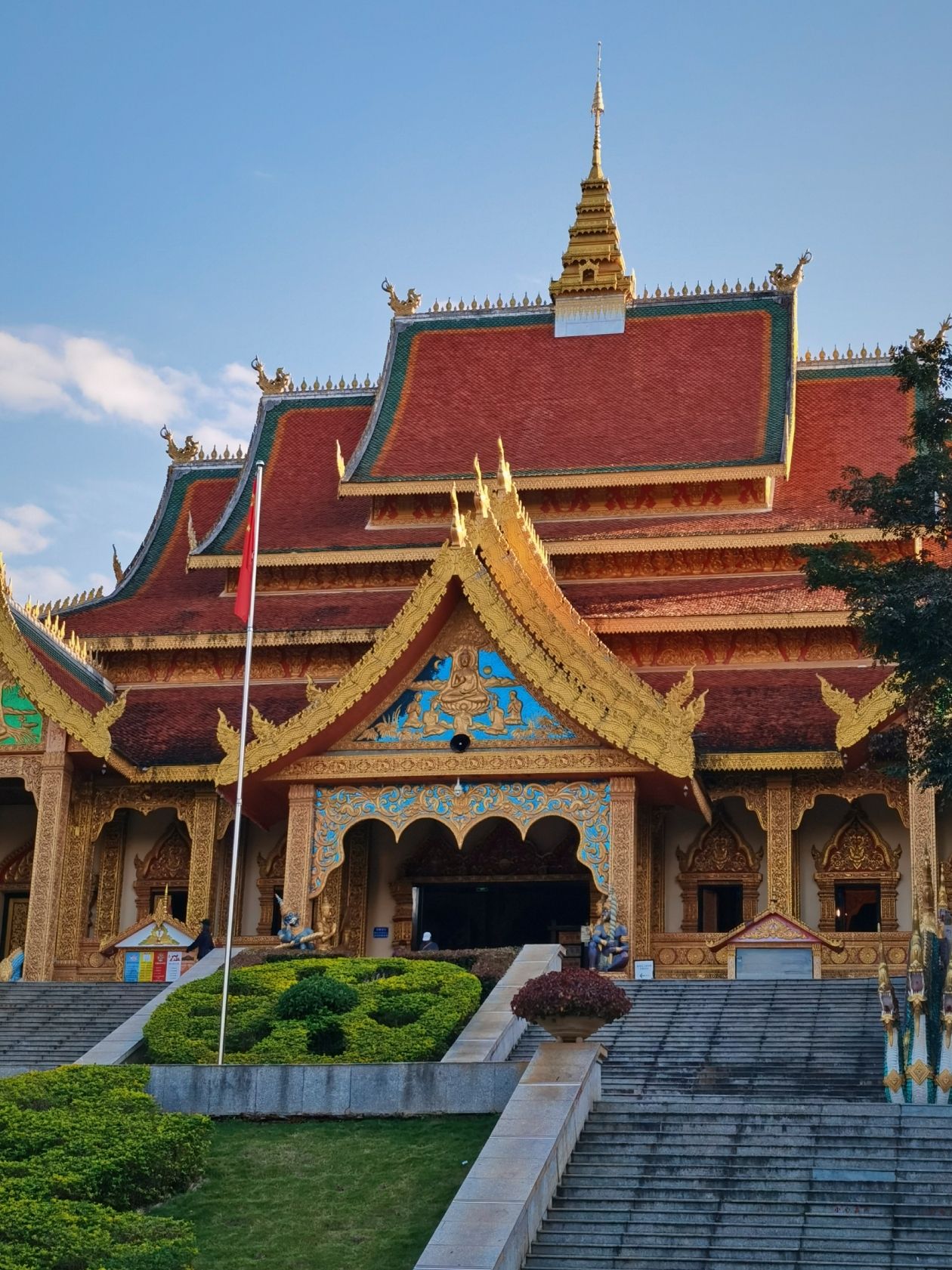 西双版纳曼景兰大佛寺实景照片