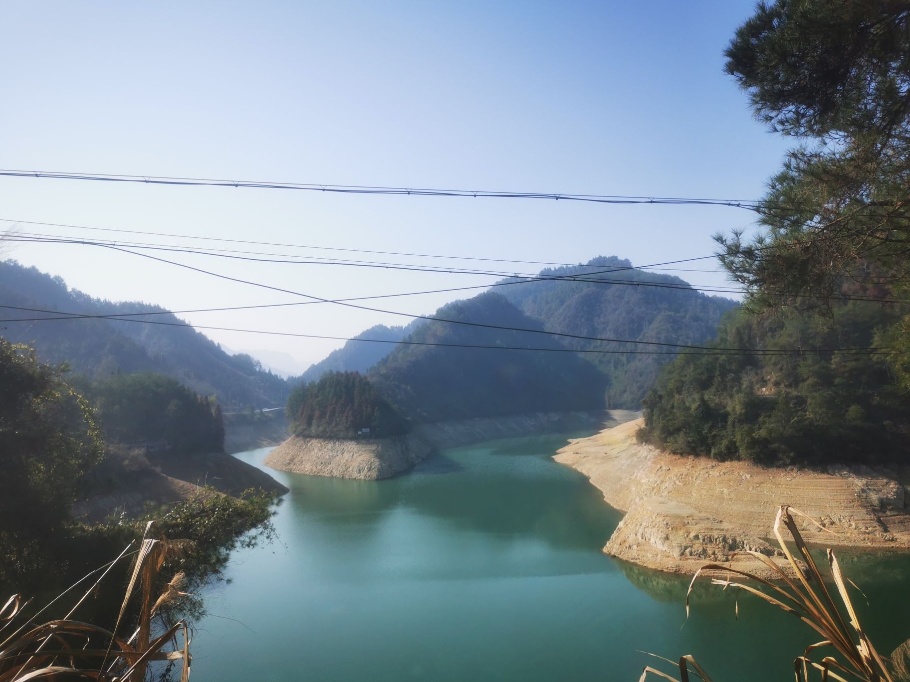 八月湖水利风景区旅行图片 1
