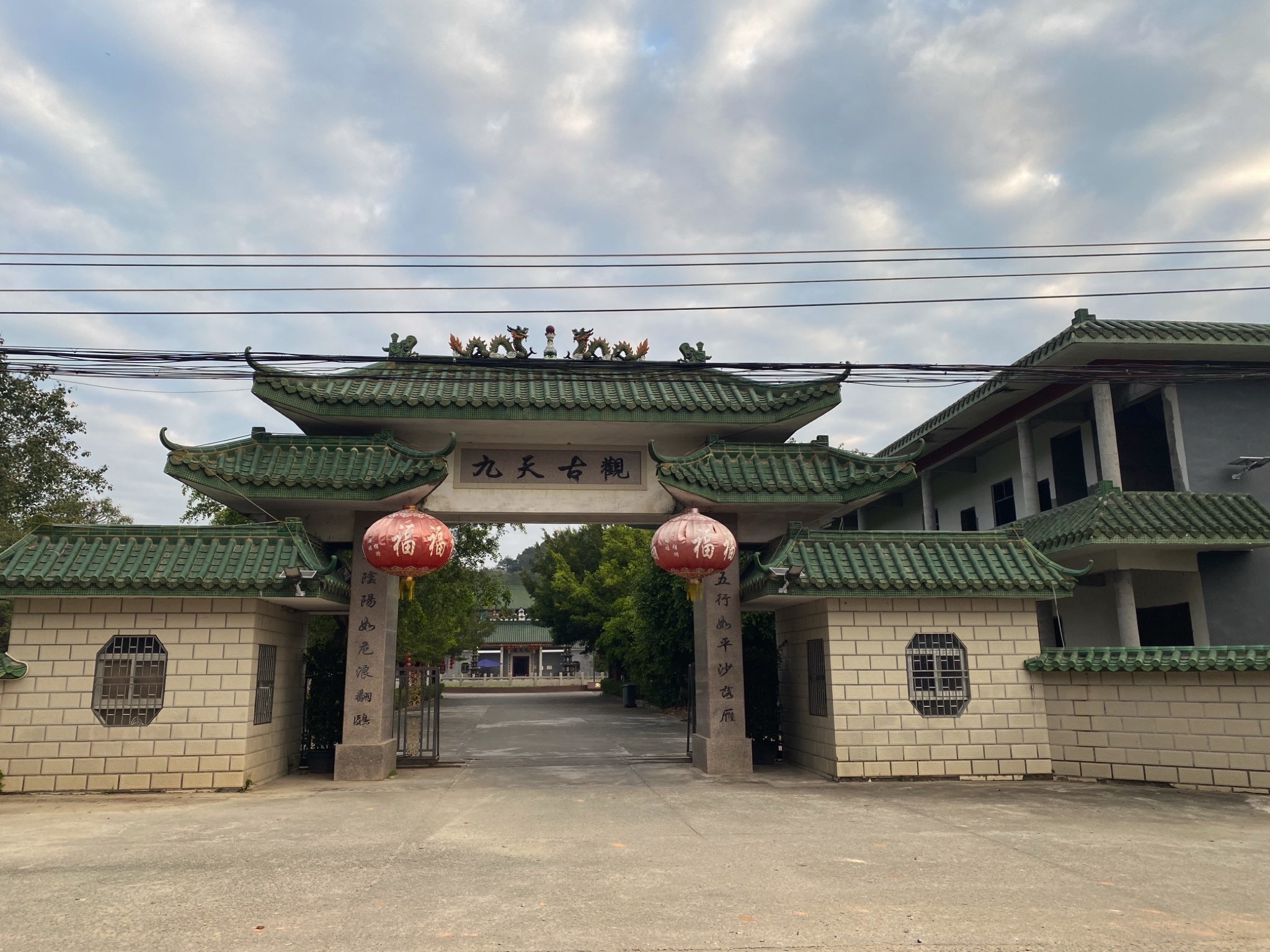 九天古观实景照片