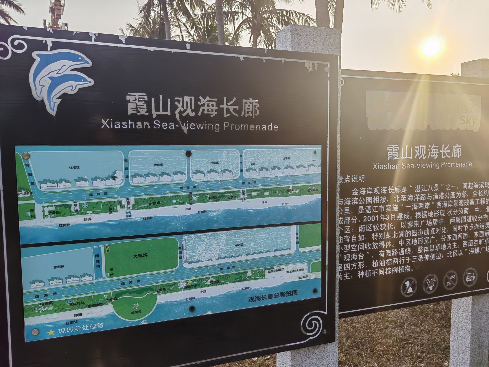霞山观海长廊景点图片