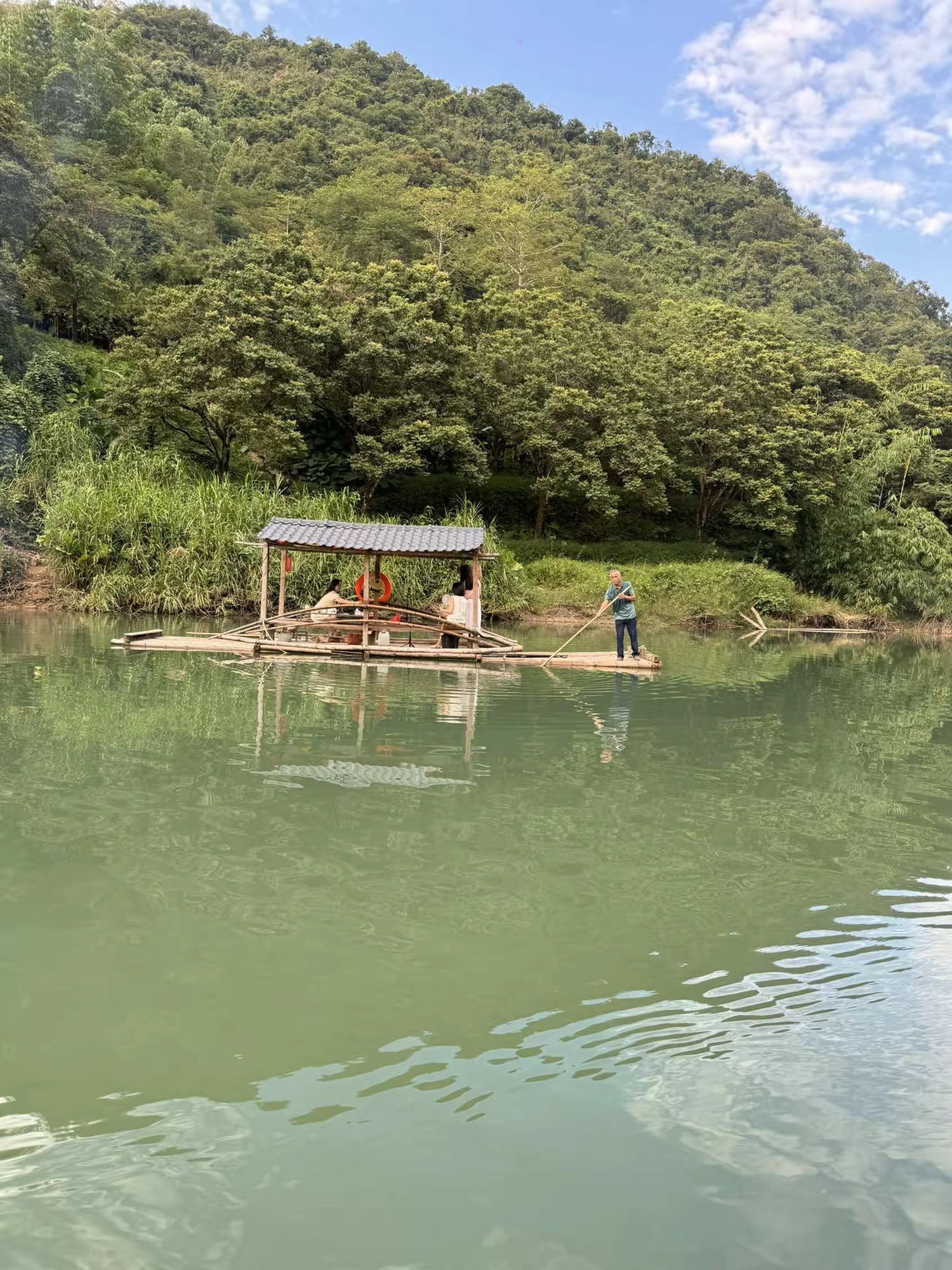 凤溪旅游区-竹筏漂流旅行图片 2