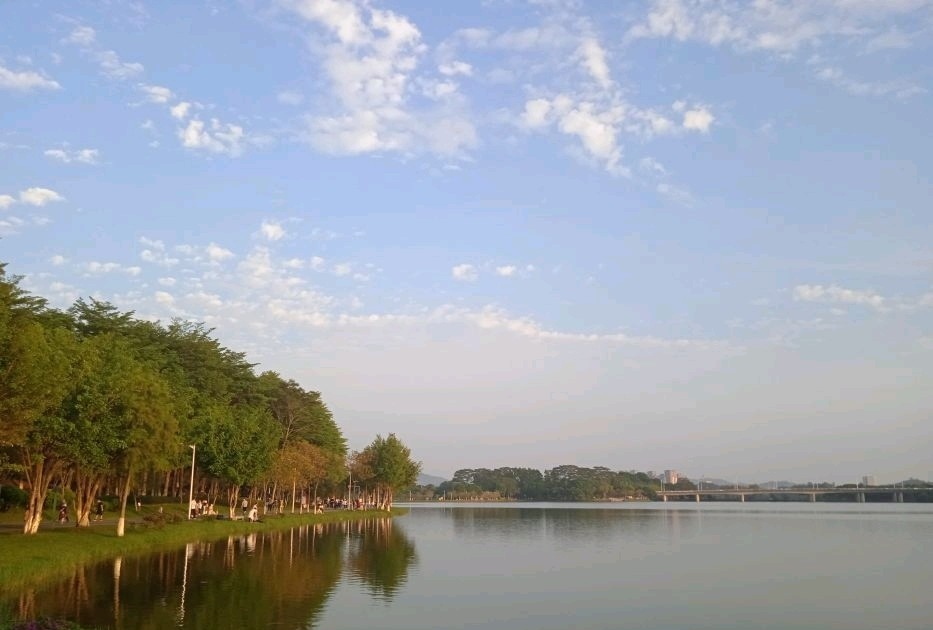 松山湖風景區松湖煙雨