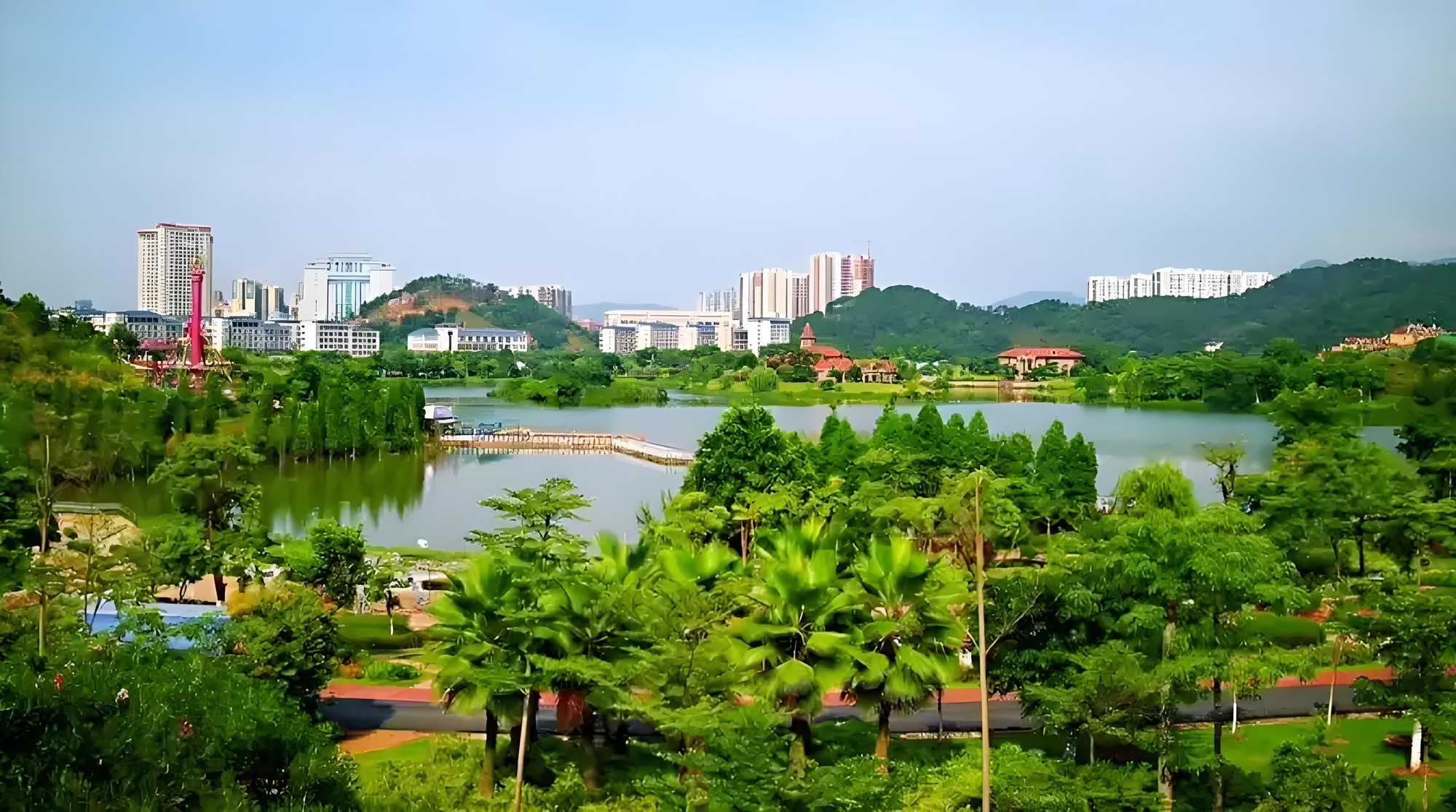 玫瑰湖公园旅行图片 1