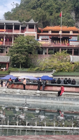 刘三姐音乐喷泉广场旅行图片 2