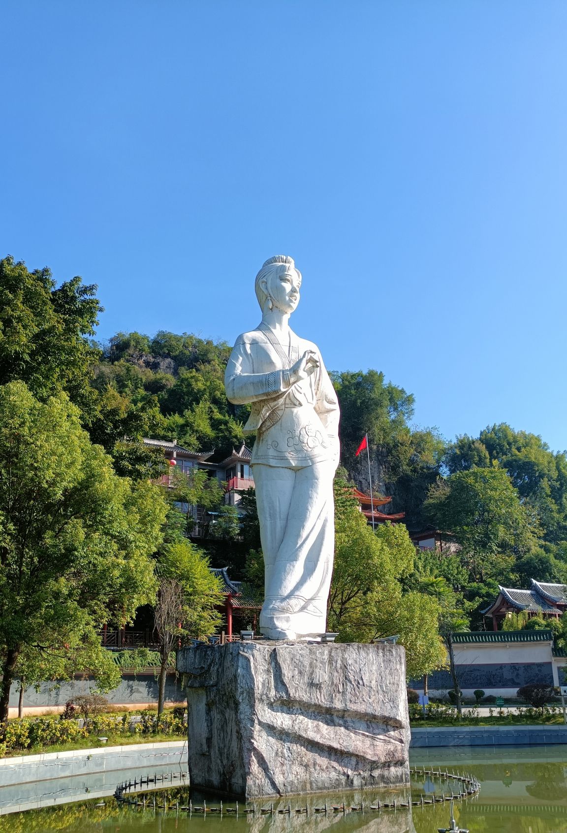 刘三姐音乐喷泉广场旅行图片 2