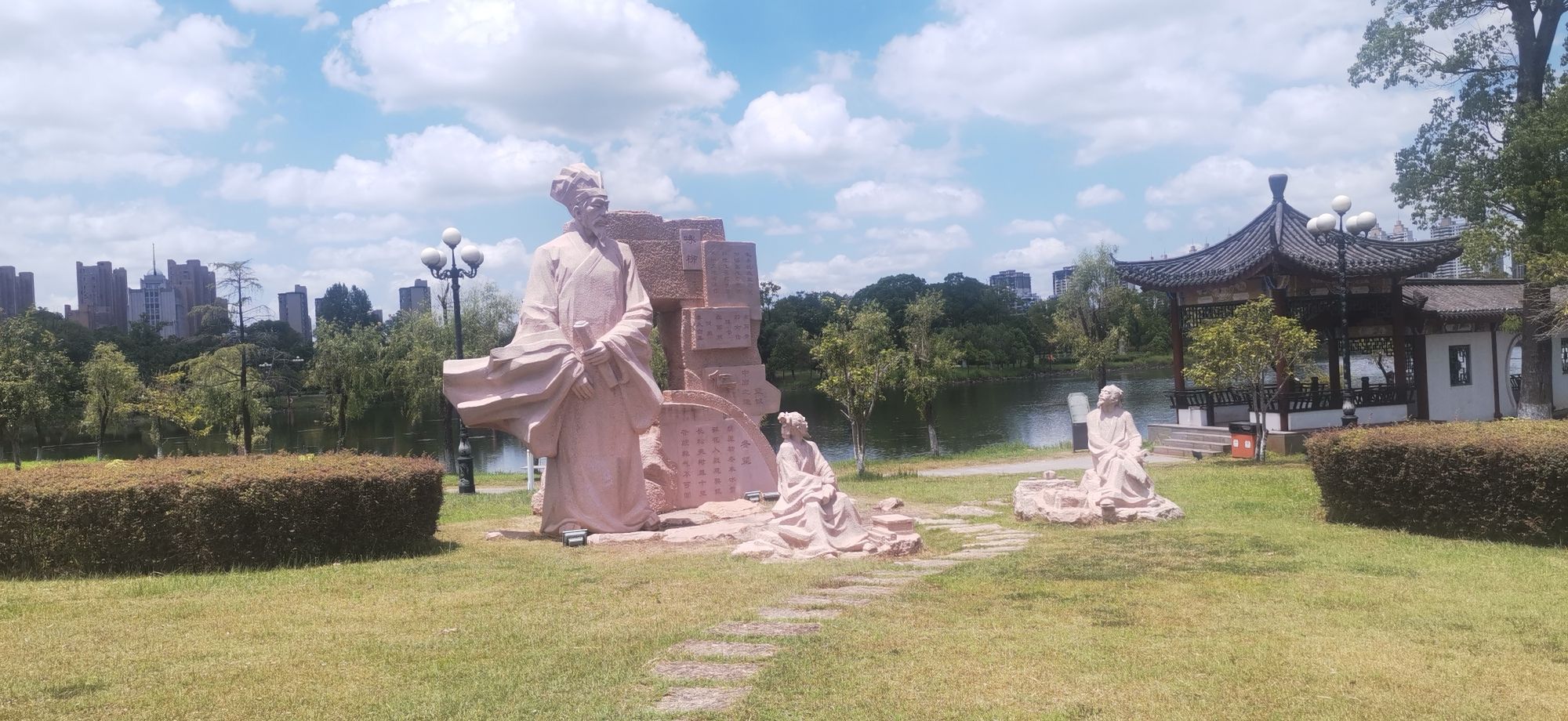 抚州名人雕塑园旅行图片 2