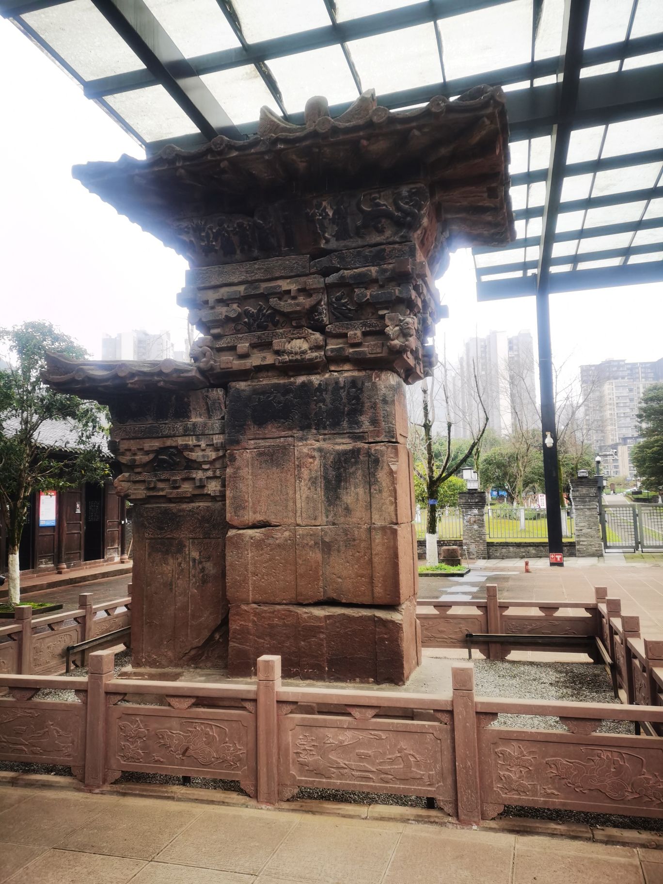 高颐墓阙及石刻旅行图片 1