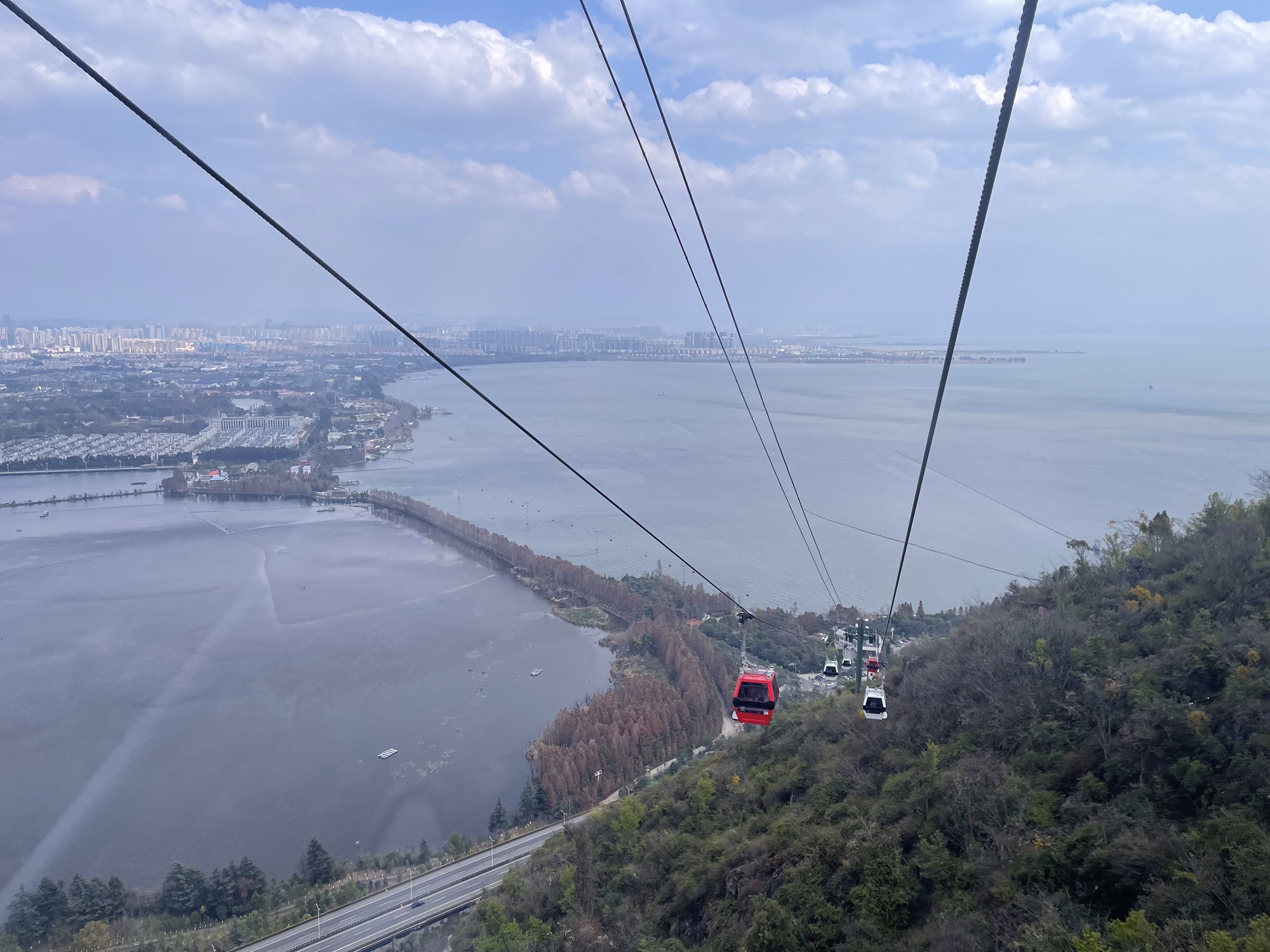滇池西山索道