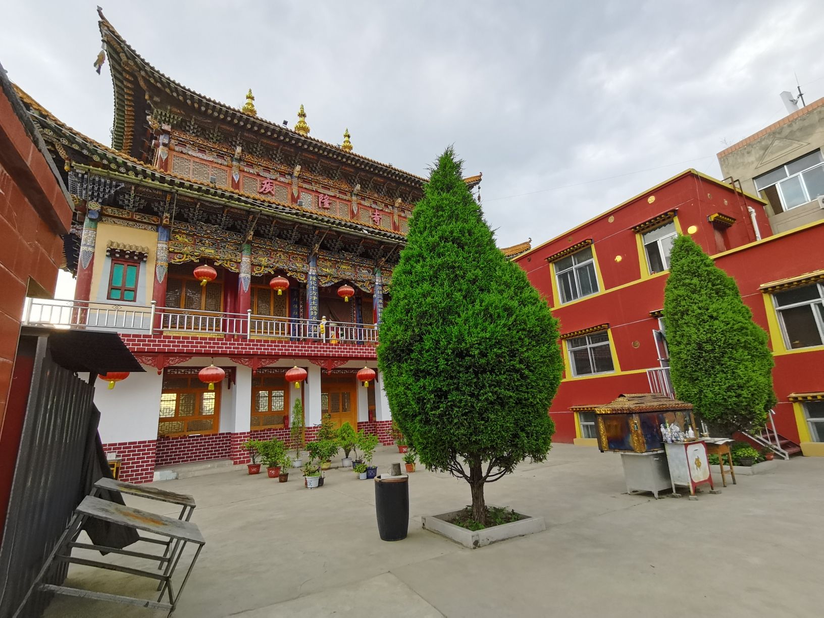 广隆寺实景照片