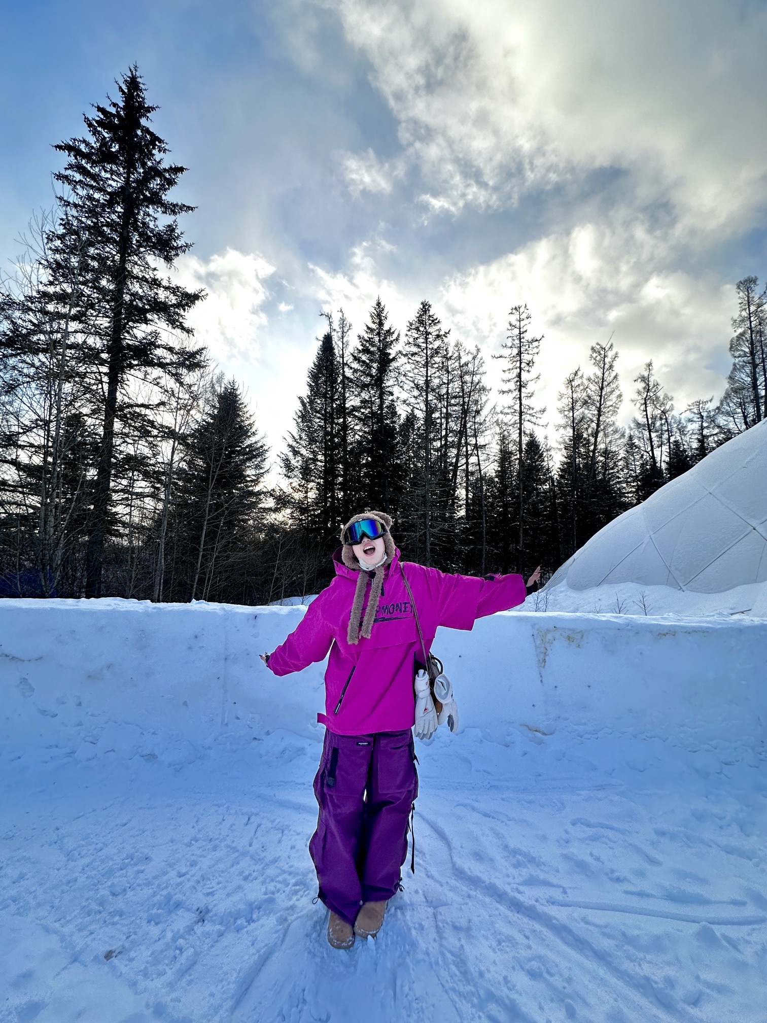 长白山和平滑雪场旅行图片 1