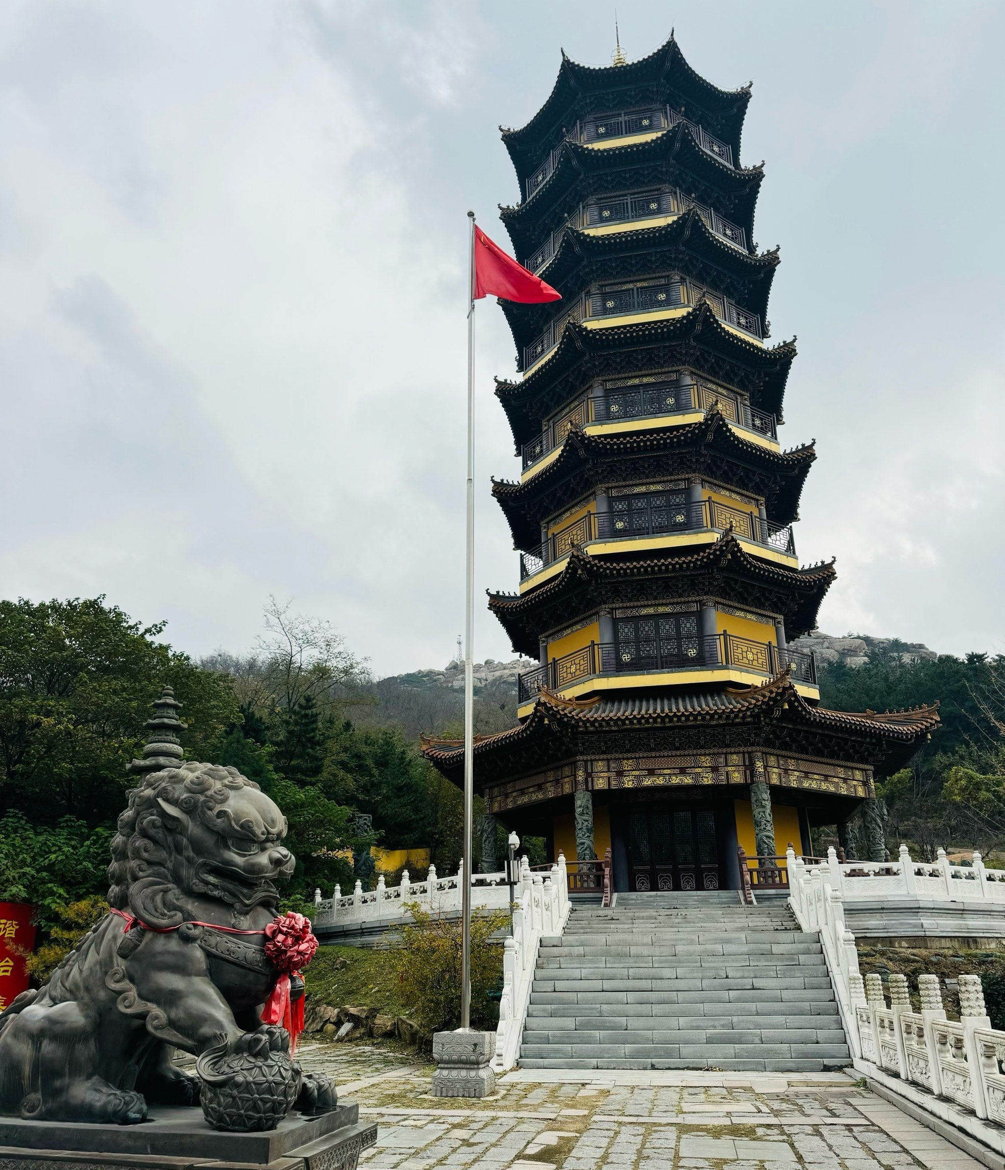 青岛珠山国家森林公园-灵珠山菩提寺实景照片