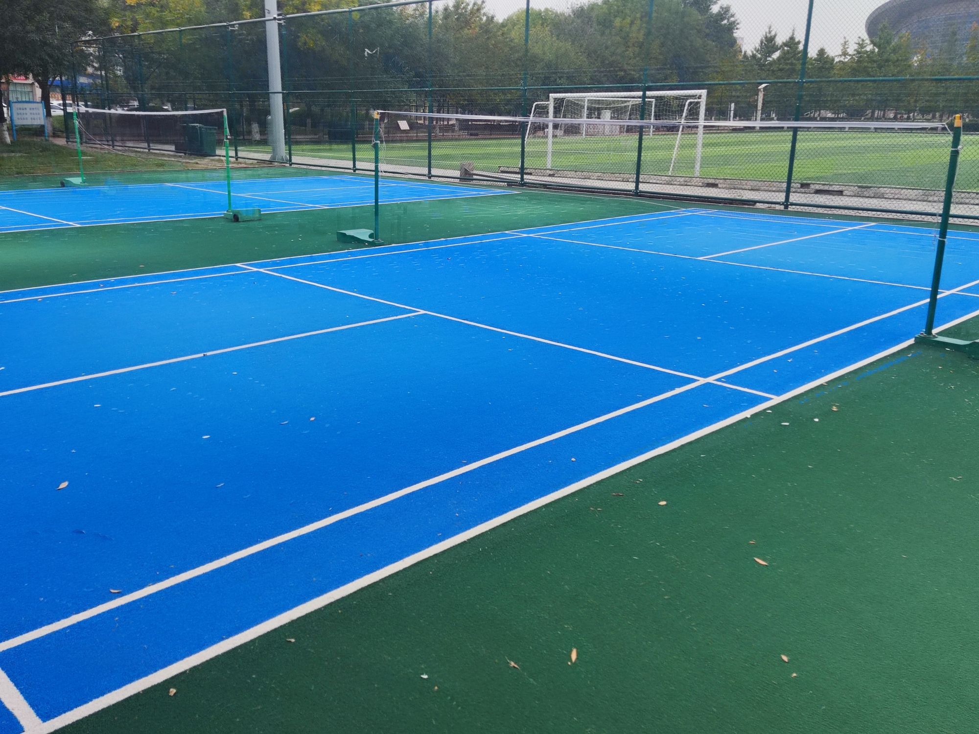 淄博市体育中心-羽毛球(室外)场地