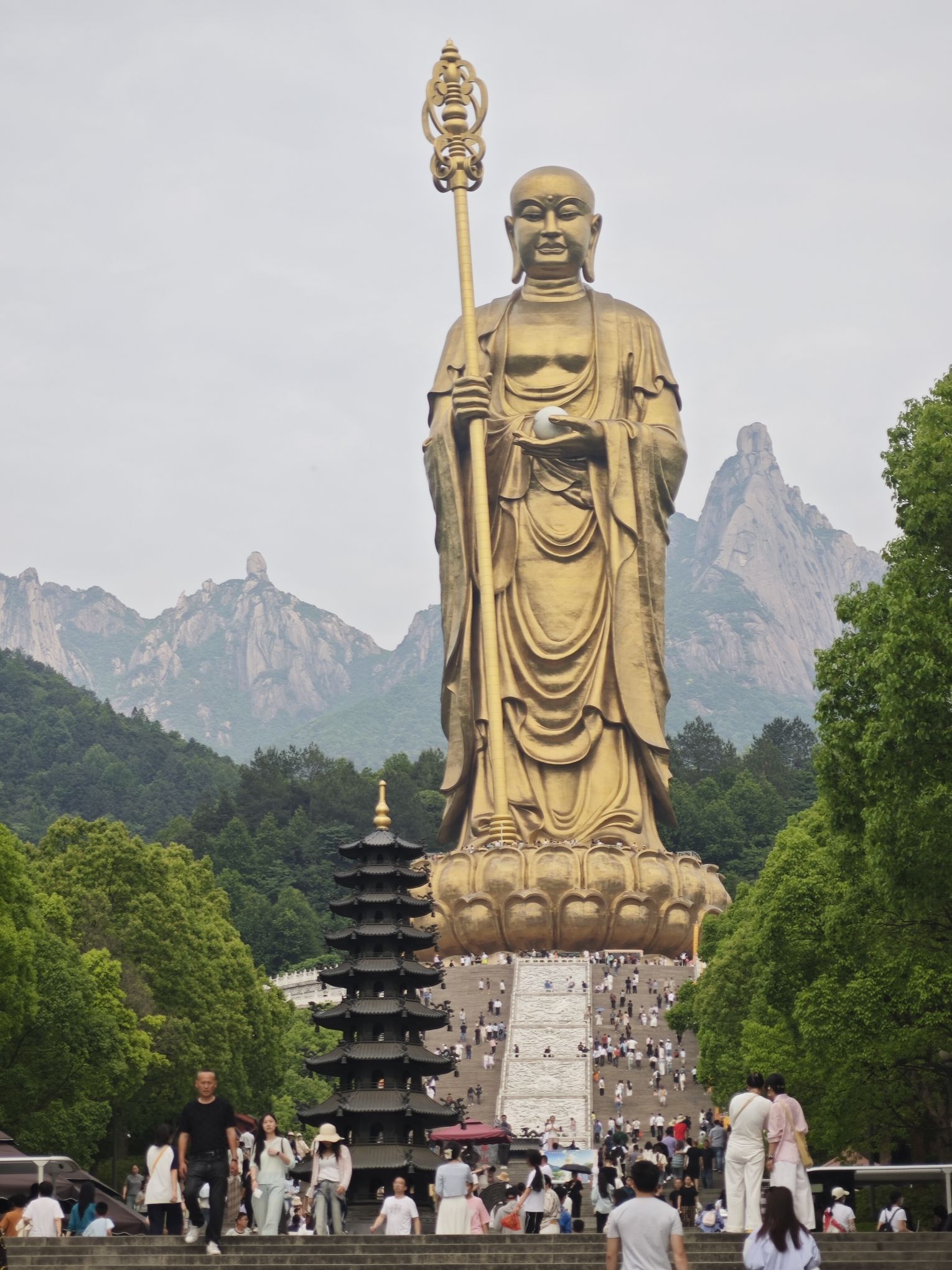 九华山风景区-地藏禅寺实景照片