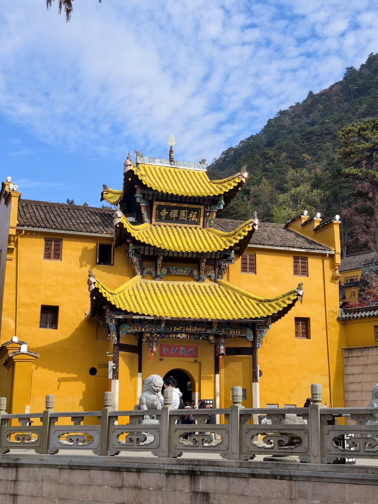 九华山祗园寺塔院实景照片