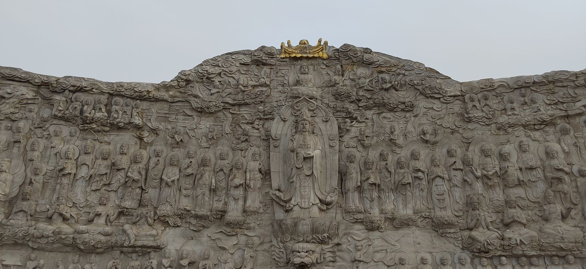 艾山风景名胜区-南海观音浮雕