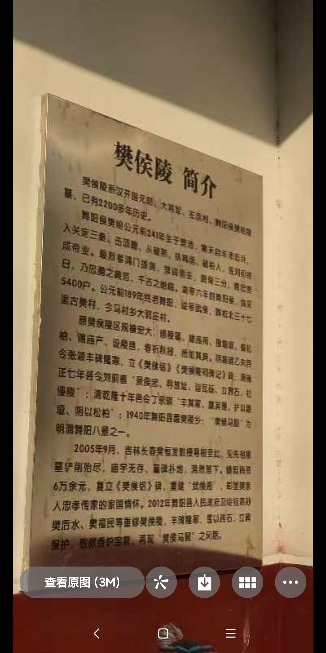 樊哙墓旅行图片 1