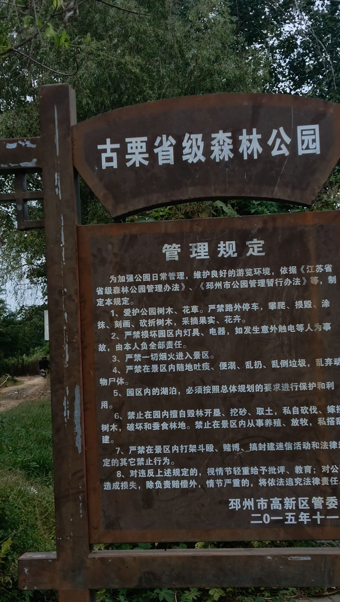 邳州古栗省级森林公园旅行图片 2