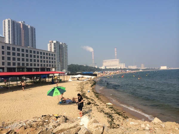 绥中电厂海滩旅行图片 2