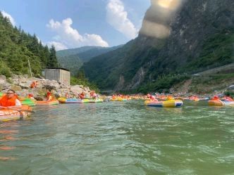 云锣山青龙峡漂流景区旅行图片 2