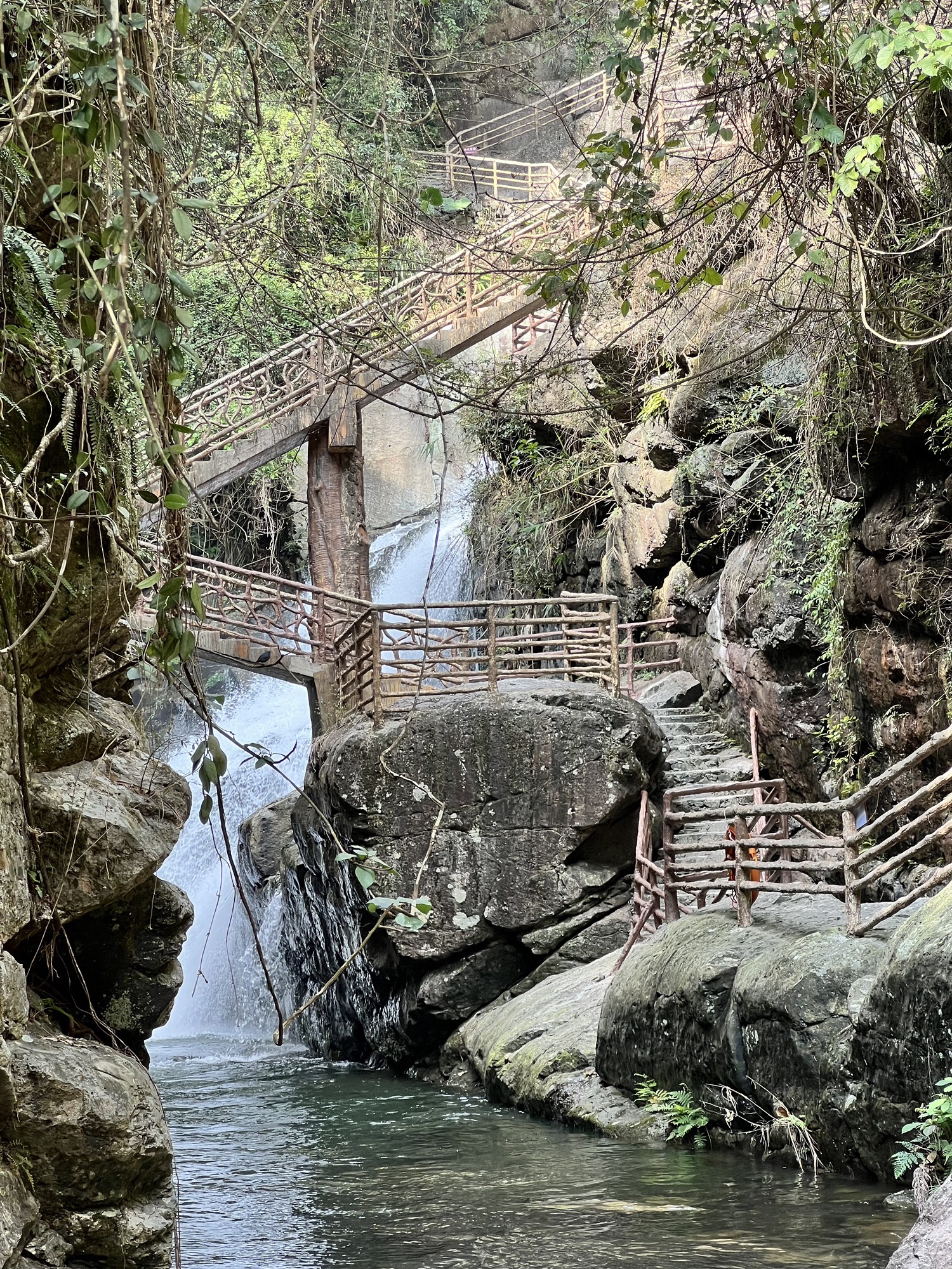 黄满寨瀑布群景区旅行图片 3
