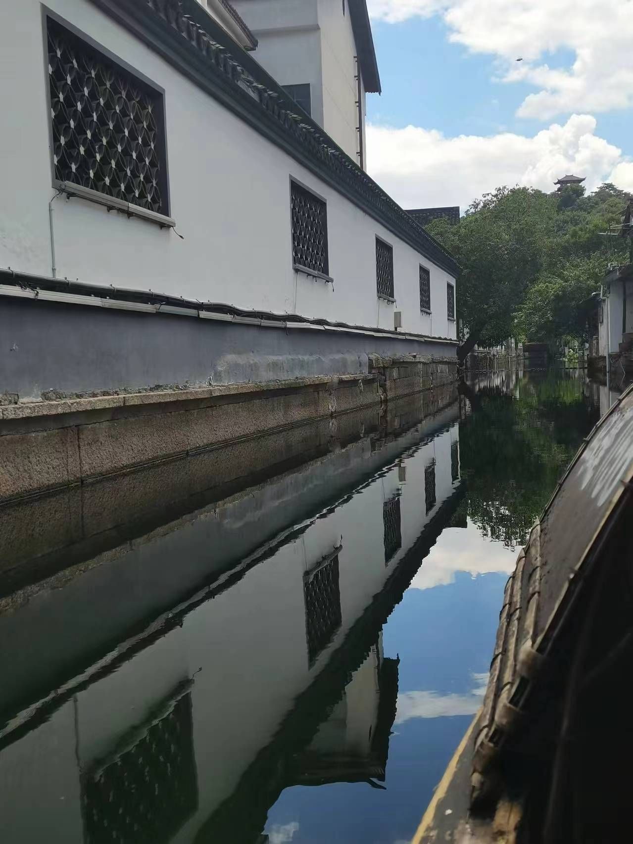 城市广场乌篷船码头旅行图片 2