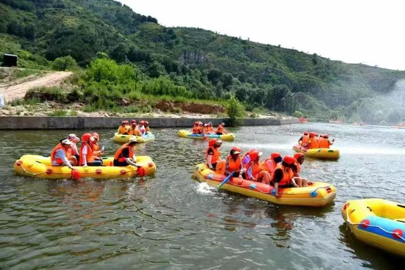 太谷棋盘山峡谷漂流旅行图片 2