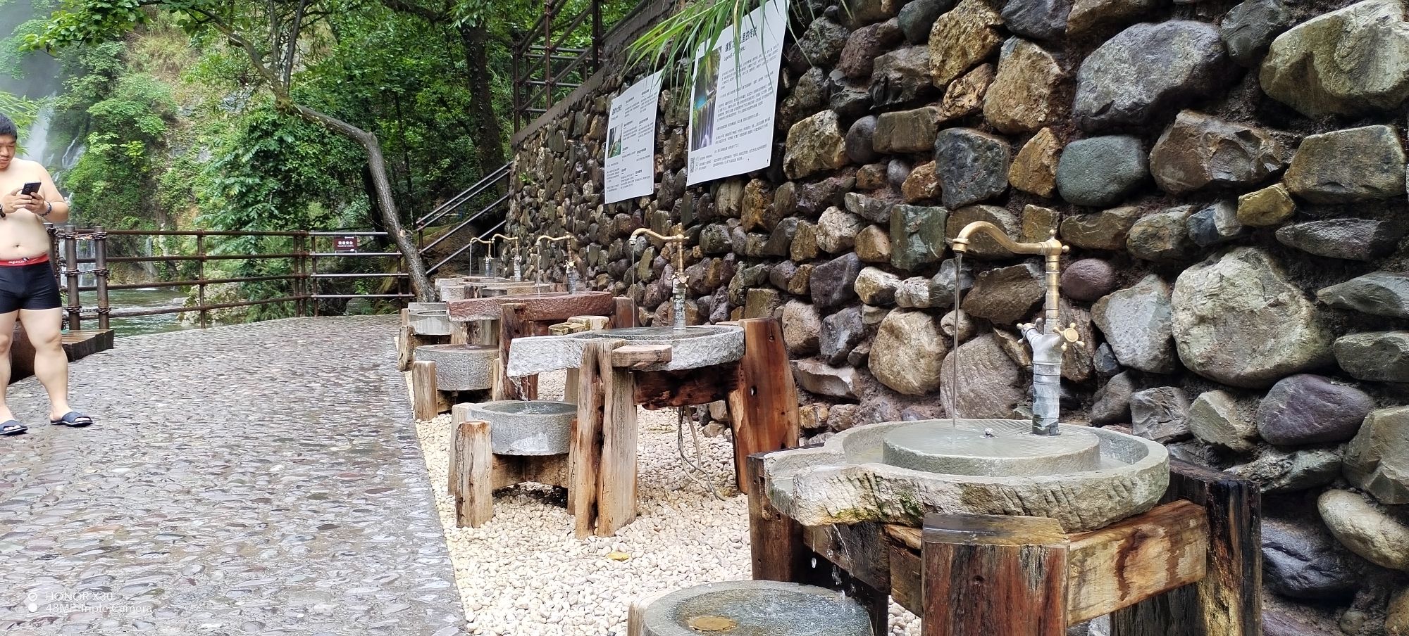 螺髻九十九里温泉瀑布风景区旅行图片 3