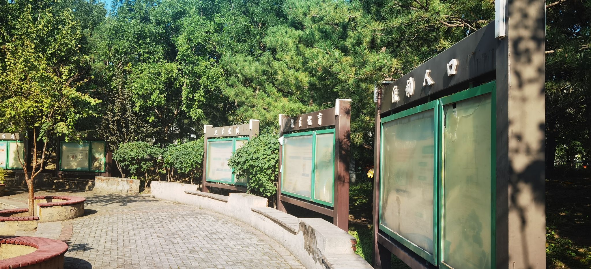 滨河花园人口文化广场
