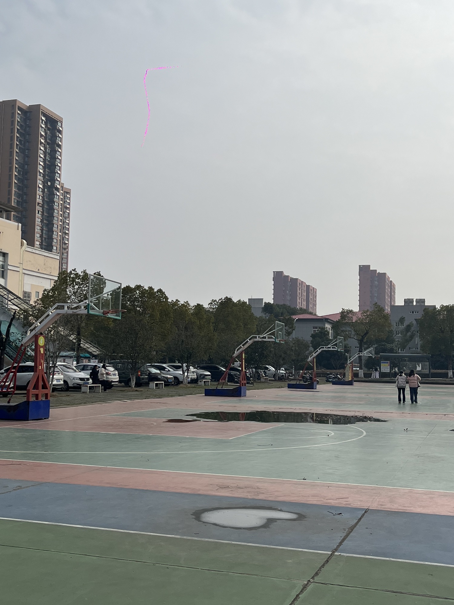 场地封面-湖北第二师范学院西区篮球场