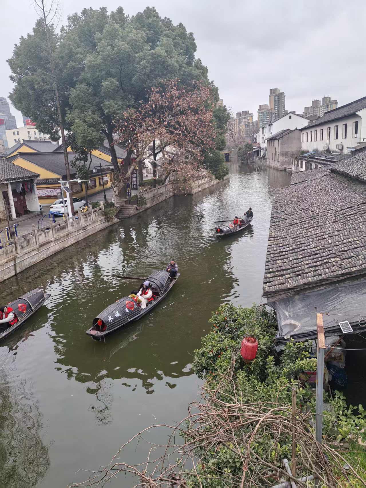 八字桥乌篷船码头旅行图片 1
