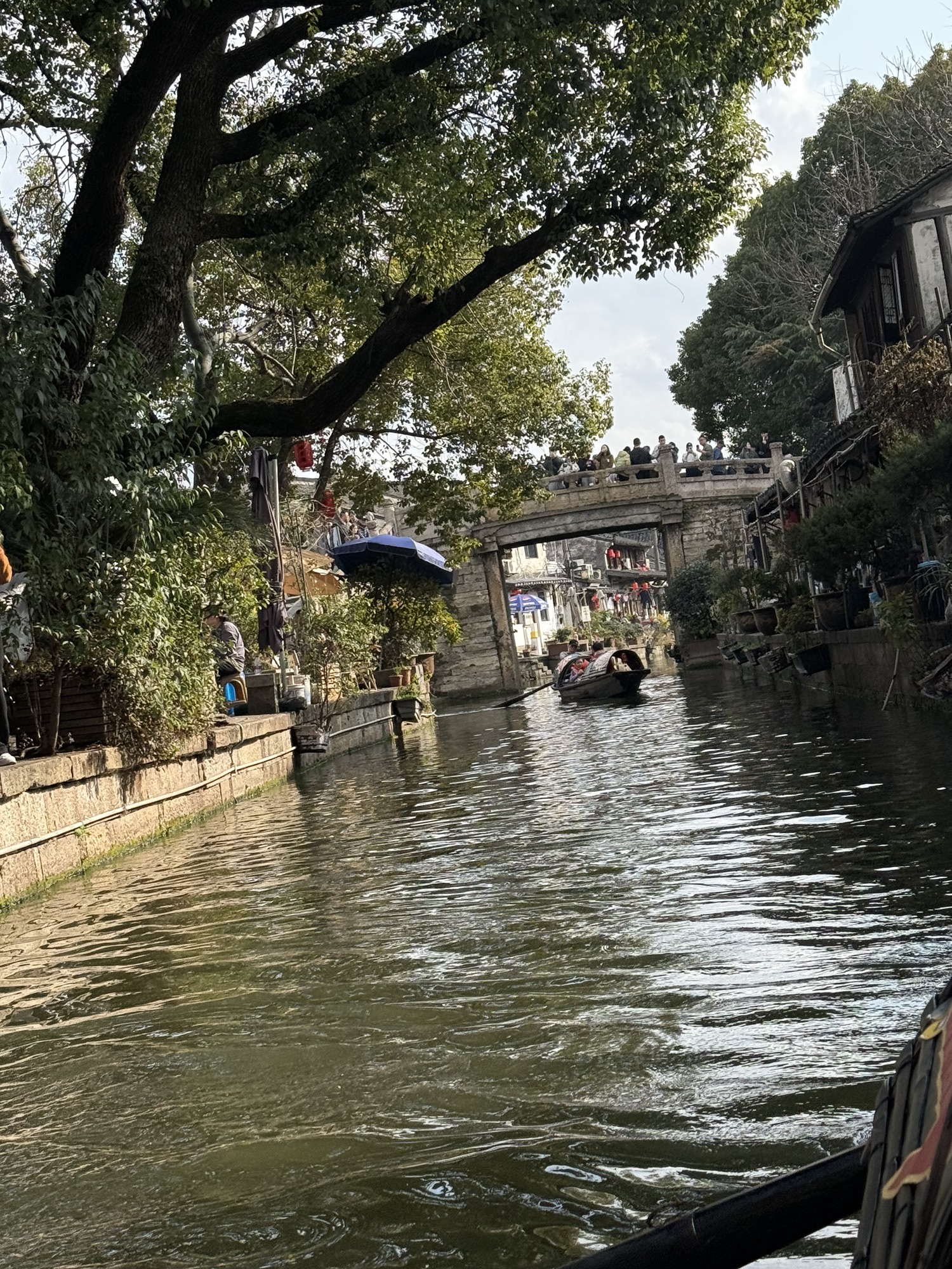 八字桥乌篷船码头旅行图片 3