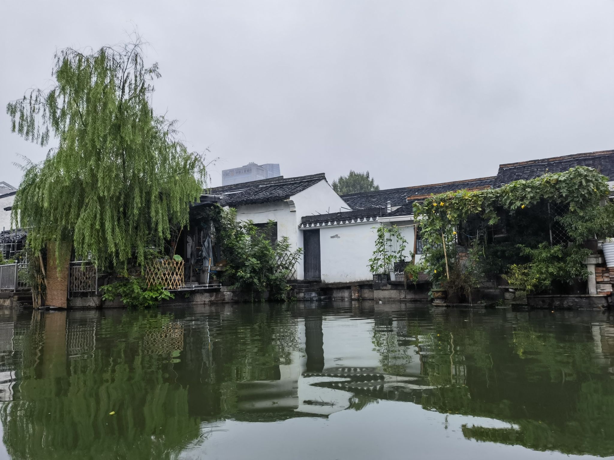 八字桥乌篷船码头旅行图片 1